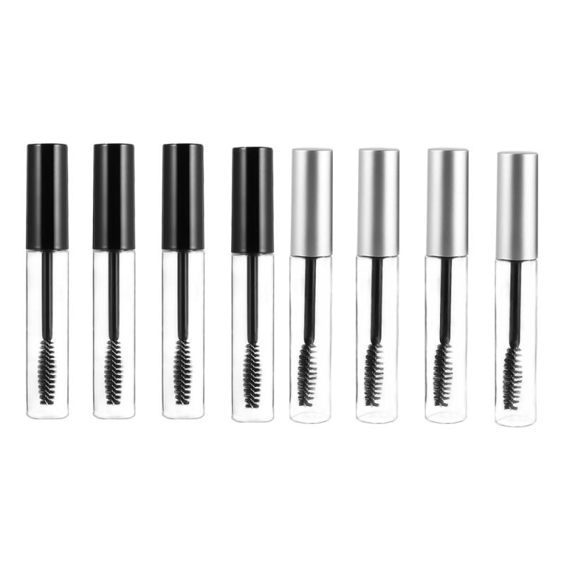 8pcs Mascara Bottle Empty Refillable Bottles Portable Transparent Round Storage Container for Home Travel (Black Lid and Silver
8pcs Mascara Bottle Empty Refillable Bottles Portable Transparent Round Storage Container for Home Travel (Black Lid and Silver