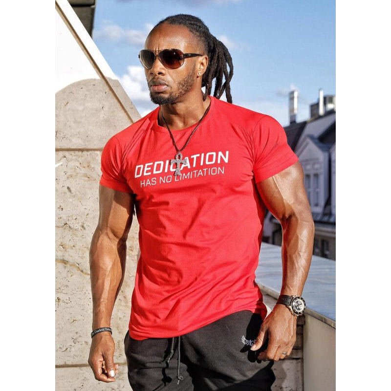 Hot fashion Tshirt Bodybuilding Breathability Cotton Summer Casual Letter Printed Short Sleeve Shirt Men Workout 3XL, Navy blue
Hot fashion Tshirt Bodybuilding Breathability Cotton Summer Casual Letter Printed Short Sleeve Shirt Men Workout 3XL, Navy blue