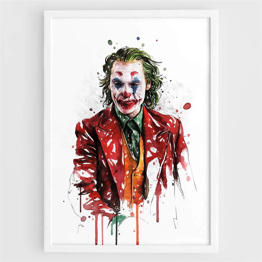 Classic Movie Joker watercolor art bar cafe Decor Nursery Canvas Painting Wall Art Picture for Living Room Home Decor (No Frame
Classic Movie Joker watercolor art bar cafe Decor Nursery Canvas Painting Wall Art Picture for Living Room Home Decor (No Frame