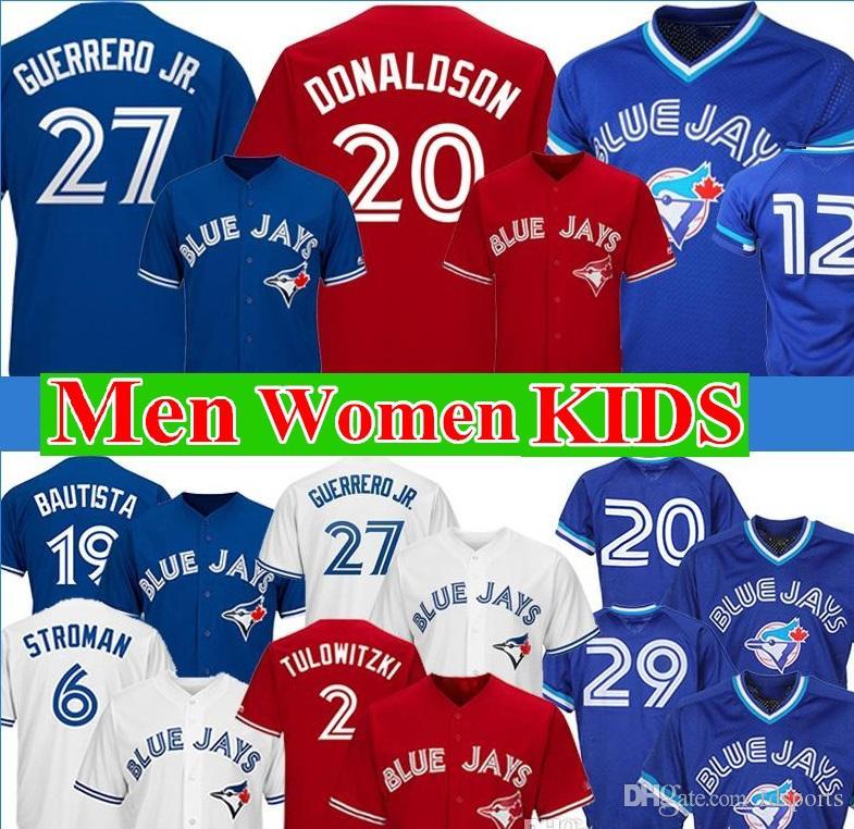 Men Women kids youth 27 Vladimir Guerrero Jr. Baseball Jerseys 19 Jose Bautista 29 Joe Carter 11 Kevin Pillar 12 Roberto Alomar Jersey, As shown in illustration
Men Women kids youth 27 Vladimir Guerrero Jr. Baseball Jerseys 19 Jose Bautista 29 Joe Carter 11 Kevin Pillar 12 Roberto Alomar Jersey, As shown in illustration