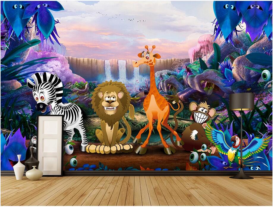 3d wallpaper custom photo Cartoon lion giraffe zebra children background decorative painting home decor muals wall paper for walls 3 d, Non-woven
3d wallpaper custom photo Cartoon lion giraffe zebra children background decorative painting home decor muals wall paper for walls 3 d, Non-woven