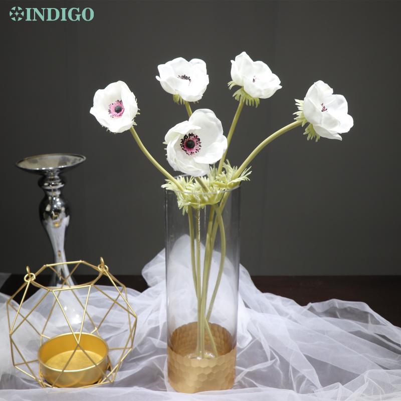 INDIGO- 5pcs White Anemone Flower Home Decoration Pasqueflower Wedding Artificial Flower Floral Event Party Free Shipping, 5 piece white
INDIGO- 5pcs White Anemone Flower Home Decoration Pasqueflower Wedding Artificial Flower Floral Event Party Free Shipping, 5 piece white