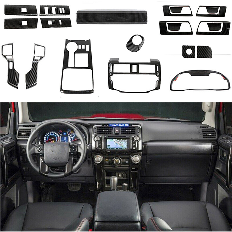 ABS Car Central DashBoard Gear Decoration Kit Carbon Fiber For Toyota 4Runner 2010 UP Car Interior Accessories
ABS Car Central DashBoard Gear Decoration Kit Carbon Fiber For Toyota 4Runner 2010 UP Car Interior Accessories