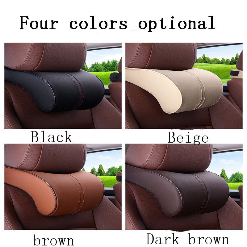 4 Colors PU Leather Car Neck Pillow Liner Memory Cotton Foam Travel Pillow Rest Seat Headrest In Car High Quality Auto Products
4 Colors PU Leather Car Neck Pillow Liner Memory Cotton Foam Travel Pillow Rest Seat Headrest In Car High Quality Auto Products