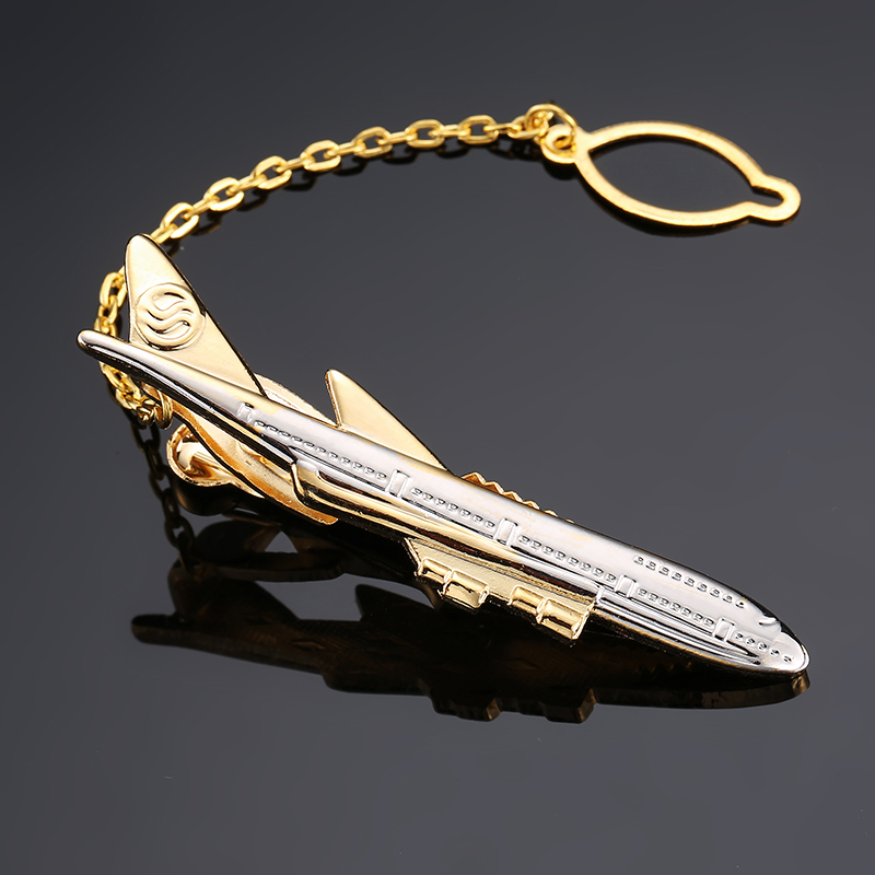 Man's Tie Clip new arrivals Golden plating Airplane Shape Pilot High Quality Plane cufflinks Stick pin Wedding gift
Man's Tie Clip new arrivals Golden plating Airplane Shape Pilot High Quality Plane cufflinks Stick pin Wedding gift