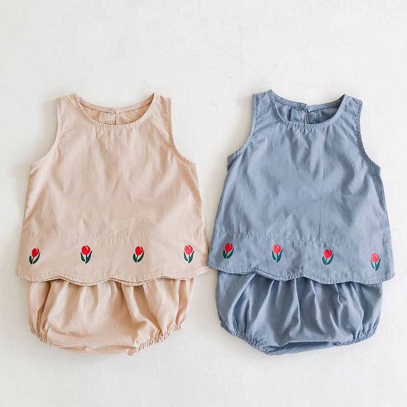 Girls Clothing Set Infant Printed Vest Top and Solid Color Bread Pants 2PCS Cotton Baby Girl Outfit Summer Baby Clothes, 96068 blue
Girls Clothing Set Infant Printed Vest Top and Solid Color Bread Pants 2PCS Cotton Baby Girl Outfit Summer Baby Clothes, 96068 blue