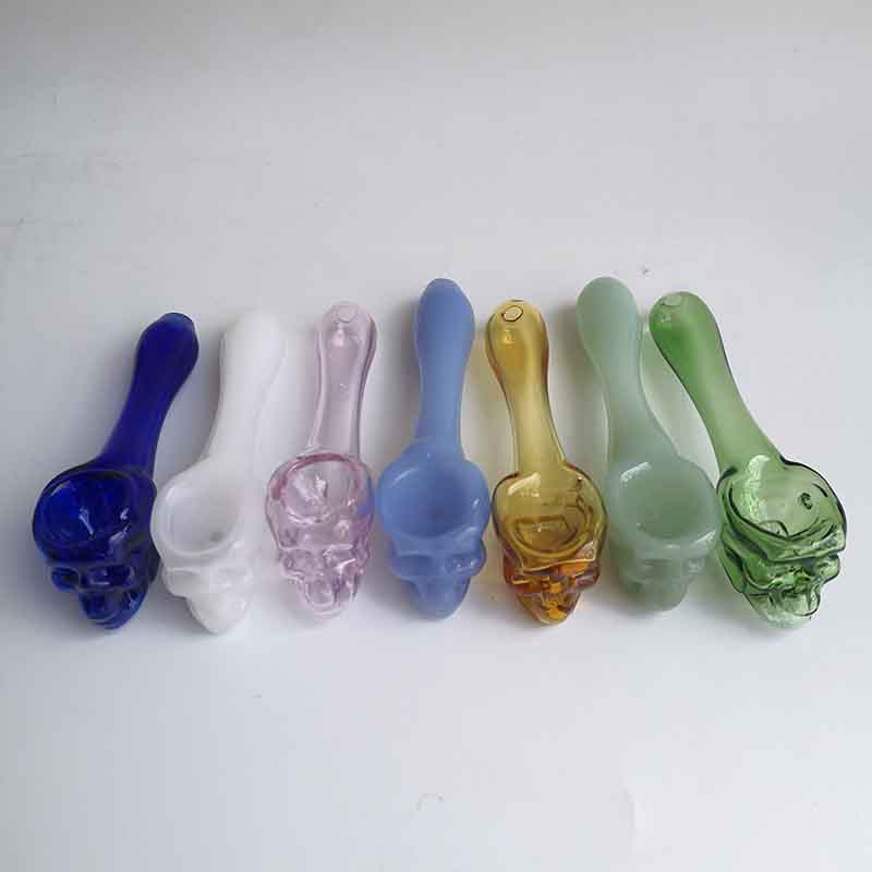 Funny Skull Ghost Smoking Glass Pipe 3.9 inch Heady Herb tobacco Hand Cigarette pyrex colorful spoon Pipes Tool Accessories 7 Colors
Funny Skull Ghost Smoking Glass Pipe 3.9 inch Heady Herb tobacco Hand Cigarette pyrex colorful spoon Pipes Tool Accessories 7 Colors