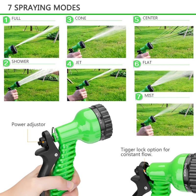 Magic Garden Water Hose Flexible Hose Expandable Garden Reels Tube Car Watering Connector Irrigation With Spray Gun