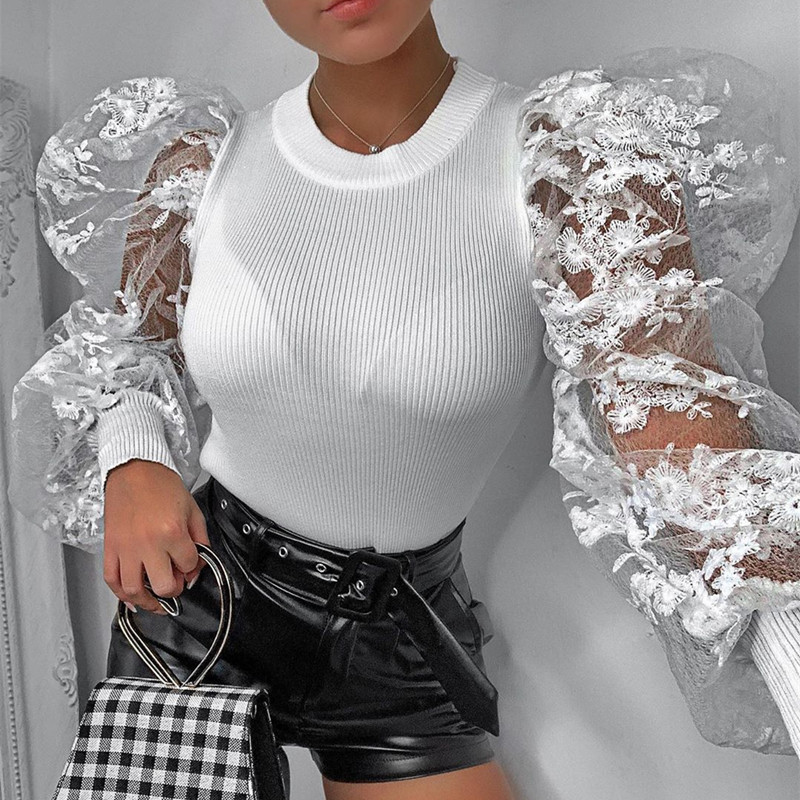 2020 Women Blouses Contrast Mesh Patchwork Sleeve Lantern Sleeve Blouses Ladies Solid Dot Print party Blouse Shirts, White
2020 Women Blouses Contrast Mesh Patchwork Sleeve Lantern Sleeve Blouses Ladies Solid Dot Print party Blouse Shirts, White