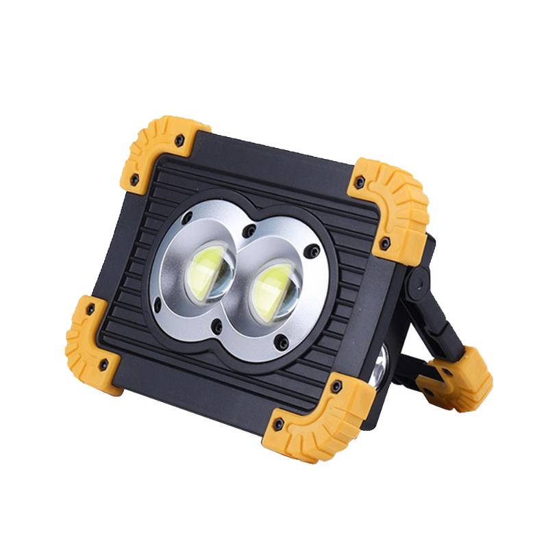 LED Portable Spotlight COB Work Light Rechargeable Outdoor Light for Hunting Camping Lantern
LED Portable Spotlight COB Work Light Rechargeable Outdoor Light for Hunting Camping Lantern