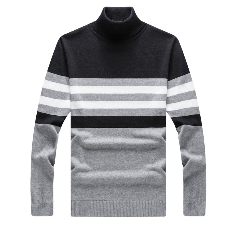 Men Turtleneck Cotton Pullover Patchwork Slim Fit Soft Comfortable Long Sleeve Fashion Clothes Knitted Casual Hombre Sweater, Black
Men Turtleneck Cotton Pullover Patchwork Slim Fit Soft Comfortable Long Sleeve Fashion Clothes Knitted Casual Hombre Sweater, Black