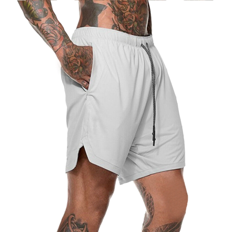 Men's Double Layer Mesh Fitness Shorts Gym Running Soft Quick-Drying Shorts Quick-Drying Pants Cycling, Khaki
Men's Double Layer Mesh Fitness Shorts Gym Running Soft Quick-Drying Shorts Quick-Drying Pants Cycling, Khaki