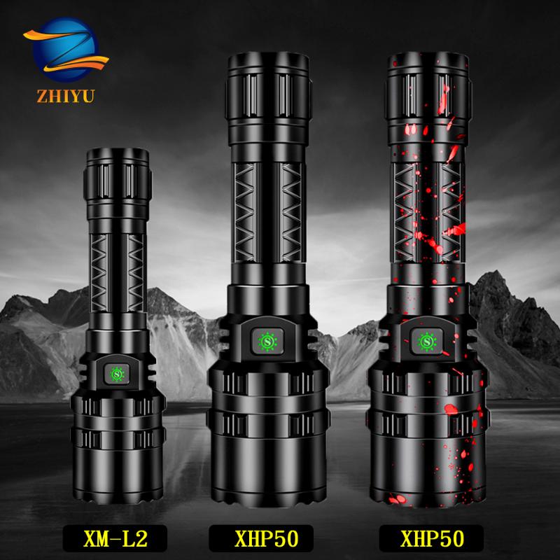 ZHIYU XHP50 LED Rechargeable 8000LM LED L2 Tactical Torch Super Bright Hunting Light Waterproof for 18650 Battery
ZHIYU XHP50 LED Rechargeable 8000LM LED L2 Tactical Torch Super Bright Hunting Light Waterproof for 18650 Battery