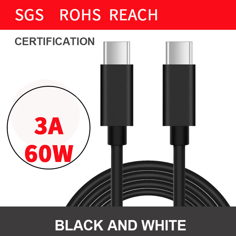 Type C to Type C cable 3A 60W fast Charging 10Gbps High Speed Data Transmission fro Samsung Huawei Moto LG, White
Type C to Type C cable 3A 60W fast Charging 10Gbps High Speed Data Transmission fro Samsung Huawei Moto LG, White