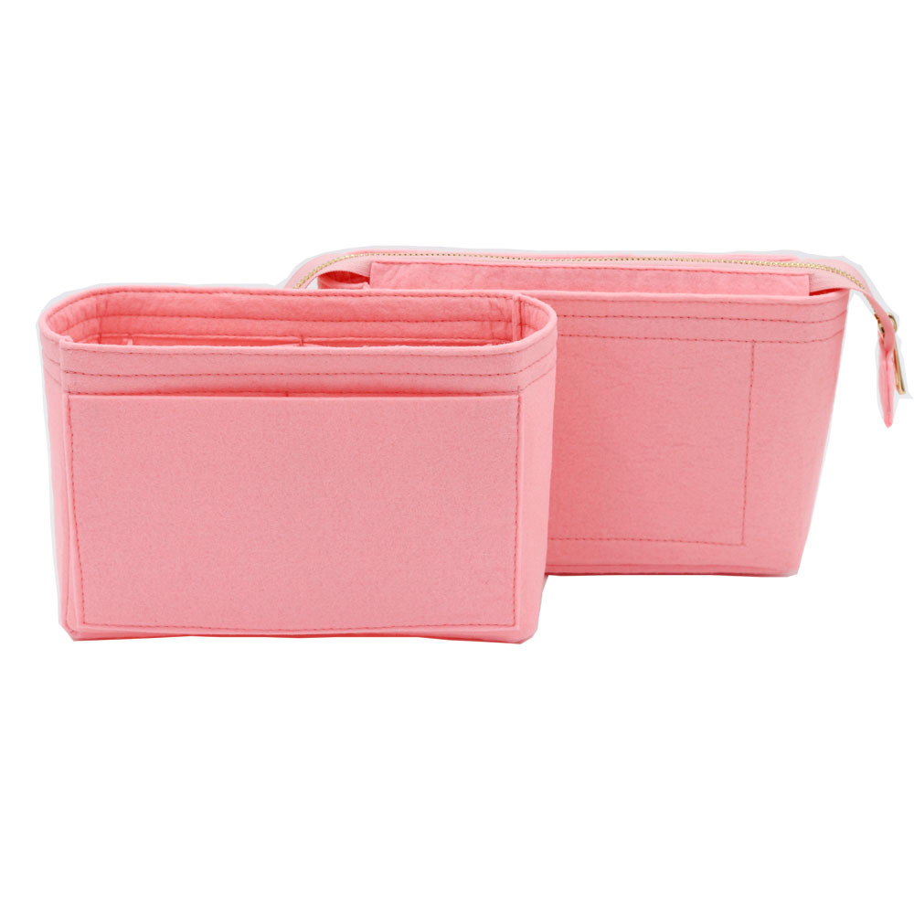 Fits Neo noe Insert Bags Organizer Makeup Handbag Organize Travel Inner Purse Portable Cosmetic base shaper For neonoe CX200715