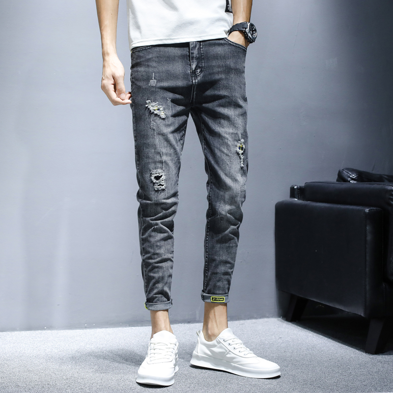 Europe And America Gentleman Print Trend Trousers Skinny Hot Selling Jeans MEN'S Trousers Streetwear Jeans 2020 NEW, Black gray
Europe And America Gentleman Print Trend Trousers Skinny Hot Selling Jeans MEN'S Trousers Streetwear Jeans 2020 NEW, Black gray