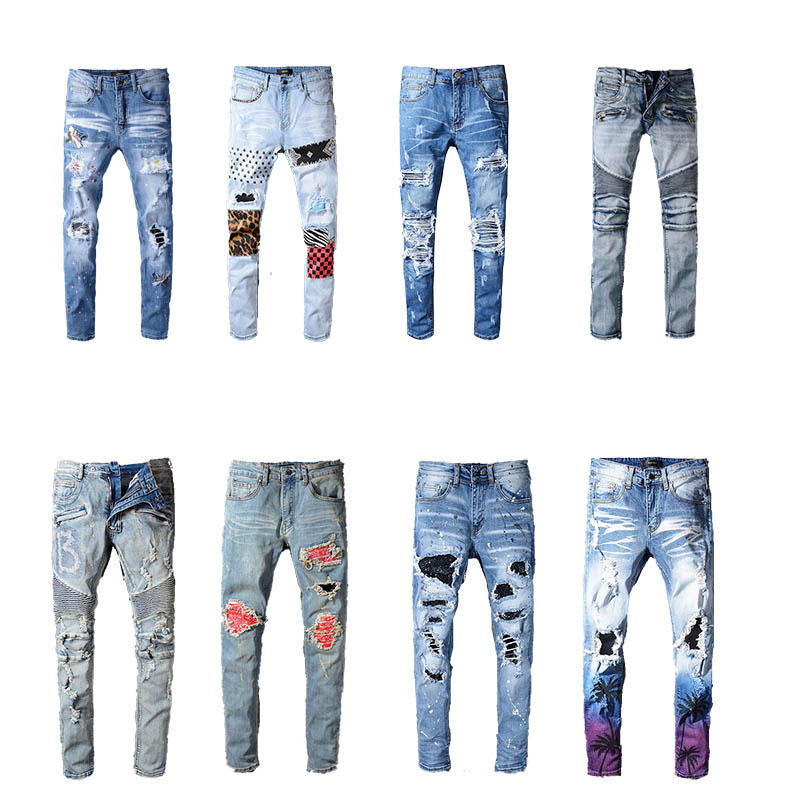 2020 Mens Distressed Ripped Biker Jeans Slim Fit Motorcycle Biker Denim For Men Fashion Hip Hop Mens Jeans Good Quality Cool cowboy, #1
2020 Mens Distressed Ripped Biker Jeans Slim Fit Motorcycle Biker Denim For Men Fashion Hip Hop Mens Jeans Good Quality Cool cowboy, #1