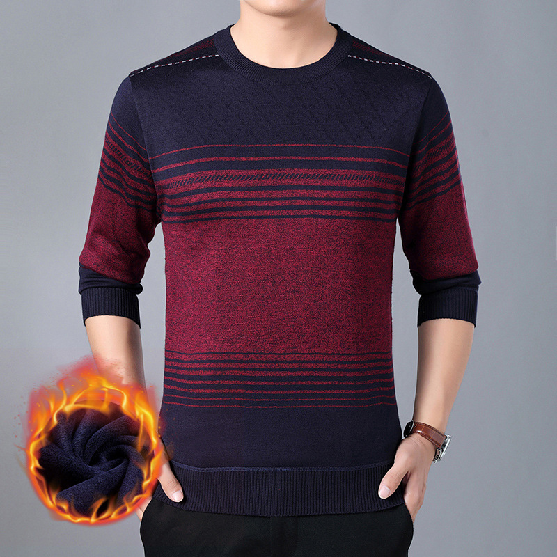Men' Cotton Pullover Autumn Winter Warm Thick Patchwork Slim Fit O-neck Long Sleeve Clothes Knitted Wool Casual Male Sweaters, Blue
Men' Cotton Pullover Autumn Winter Warm Thick Patchwork Slim Fit O-neck Long Sleeve Clothes Knitted Wool Casual Male Sweaters, Blue