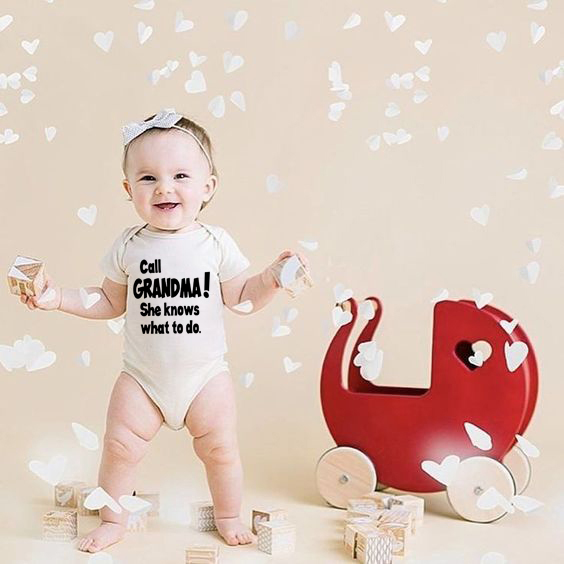 Call Grandma She Knows What To Do Newborn Short Sleeve Baby Boy Clothes Set Funny Printing Girl Clothing Rompers, Null-srpwh-
Call Grandma She Knows What To Do Newborn Short Sleeve Baby Boy Clothes Set Funny Printing Girl Clothing Rompers, Null-srpwh-