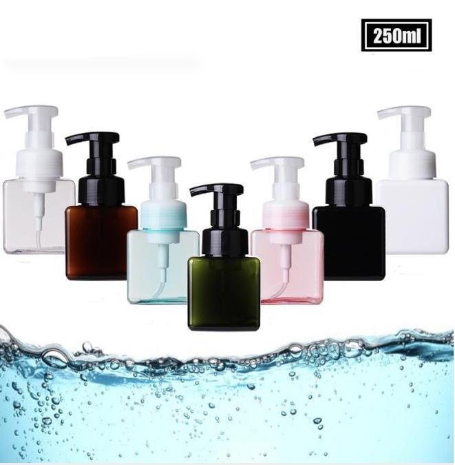 250ML Plastic Soap Dispenser Bottle Square Shape Foaming Pump Bottles Soap Mousses Liquid Dispenser Foam Bottles Packing Bottles SN4487
250ML Plastic Soap Dispenser Bottle Square Shape Foaming Pump Bottles Soap Mousses Liquid Dispenser Foam Bottles Packing Bottles SN4487