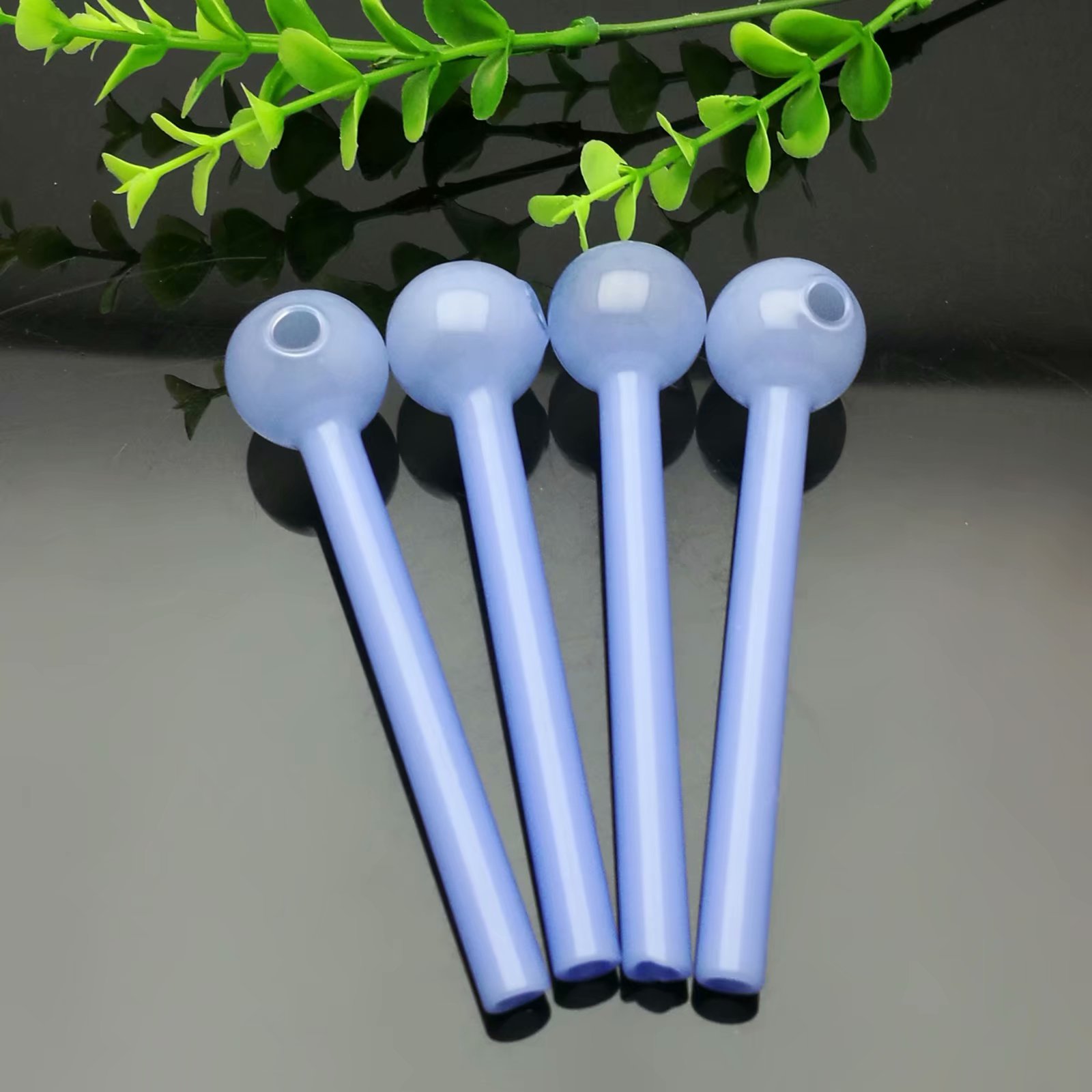 Smoking pipe Hookah Accessories Smoking accessories light blue glass straight pot