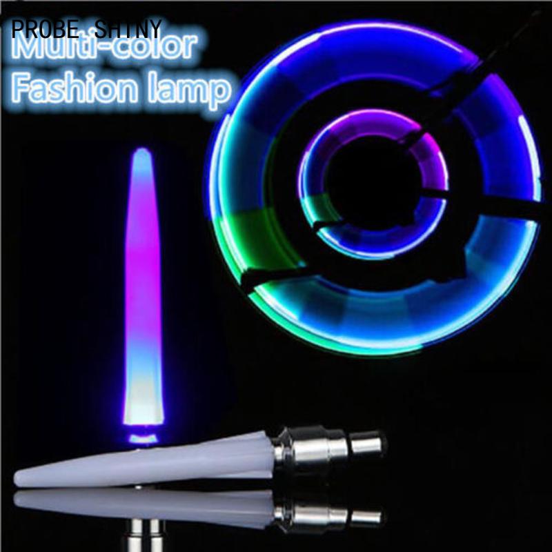 PROBE SHINY Bicycle Light 2pcs Motion Activated Glow Bike Car Motorcycle Tire Caps Wheel Light Color High Quality A711
PROBE SHINY Bicycle Light 2pcs Motion Activated Glow Bike Car Motorcycle Tire Caps Wheel Light Color High Quality A711