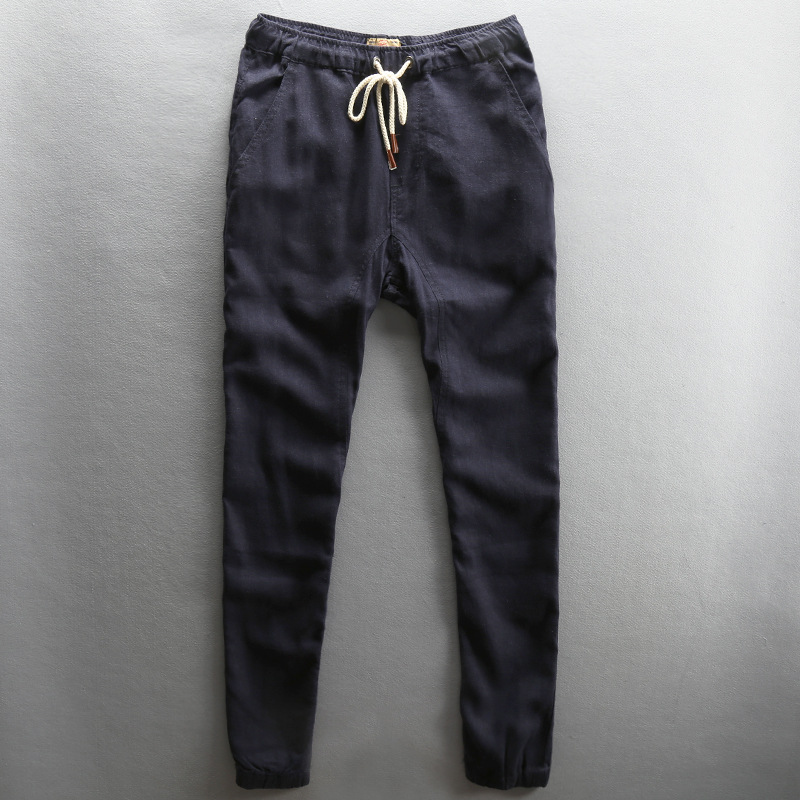 2020 Men Spring Summer Fashion Japan Simple Vintage Style Elastic Waist Cotton Linen Straight Pant Male Casual Slim Fit Trouser, Sea blue
2020 Men Spring Summer Fashion Japan Simple Vintage Style Elastic Waist Cotton Linen Straight Pant Male Casual Slim Fit Trouser, Sea blue