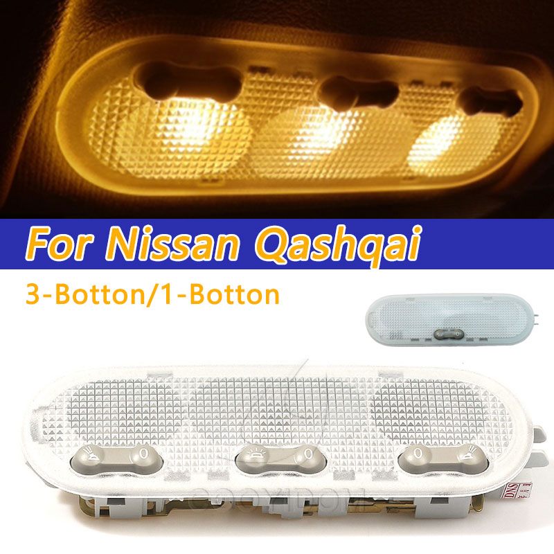 COOYIDOM 3-Botton Car Interior Dome Reading Light Ceiling Lamp For Qashqai Sunny Micra/march Dacia, As pic
COOYIDOM 3-Botton Car Interior Dome Reading Light Ceiling Lamp For Qashqai Sunny Micra/march Dacia, As pic