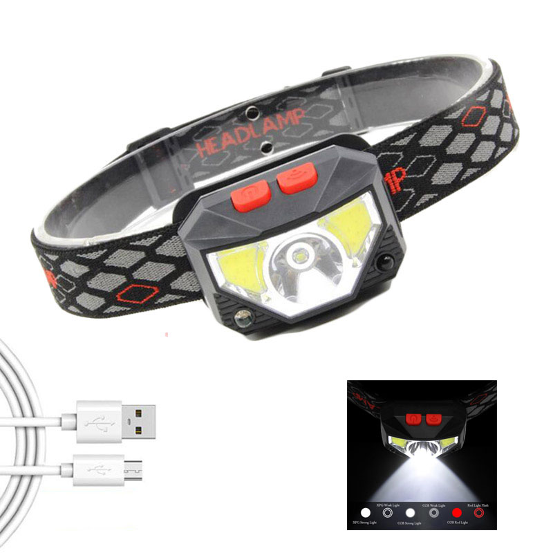 Ultra Bright LED Headlamp XPG COB Headlight Motion Sensor Head Light Built-in Battery Frontal Lamp For Hiking Fishing
Ultra Bright LED Headlamp XPG COB Headlight Motion Sensor Head Light Built-in Battery Frontal Lamp For Hiking Fishing