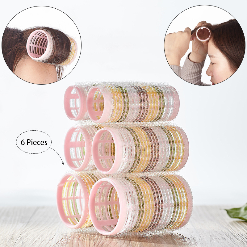 6Pcs/set Hair Rollers Hair Style Plastic Spiral Curler DIY Design Sticky Cling Style Rollers for Girl Woman Curls Tool
6Pcs/set Hair Rollers Hair Style Plastic Spiral Curler DIY Design Sticky Cling Style Rollers for Girl Woman Curls Tool