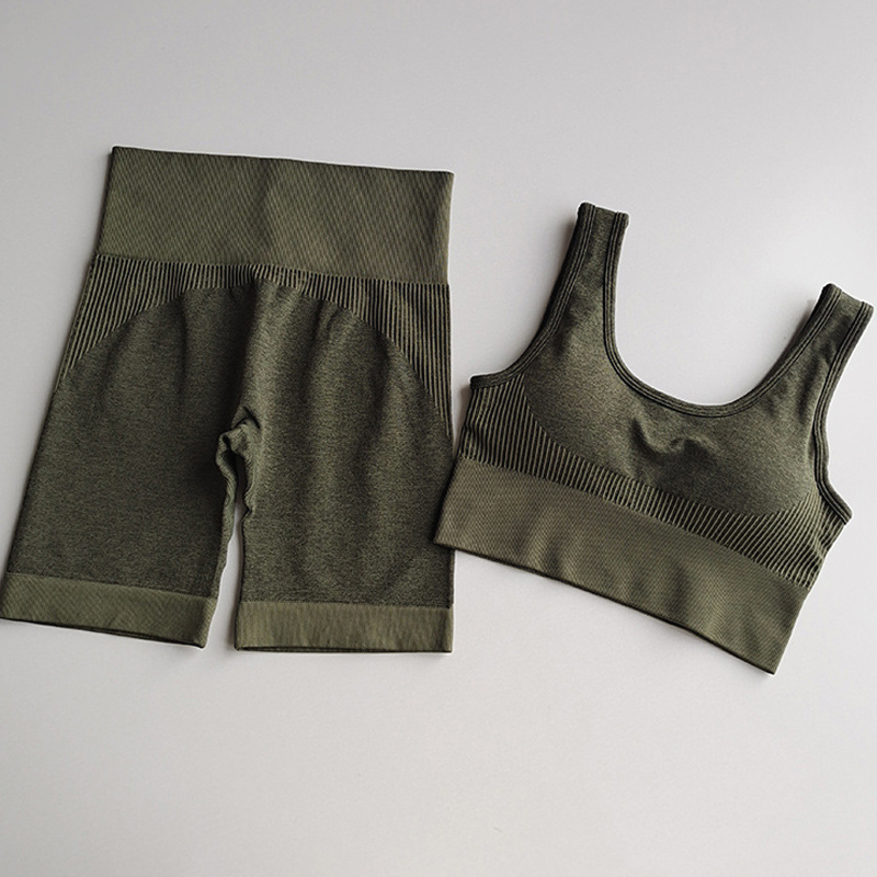 2piece Yoga Set Sports Bra And Leggings Women Seamless Yoga Crop Top High Waist Shorts Fitness Gym Clothes Tracksuits Sportswear, Dark grey top
2piece Yoga Set Sports Bra And Leggings Women Seamless Yoga Crop Top High Waist Shorts Fitness Gym Clothes Tracksuits Sportswear, Dark grey top