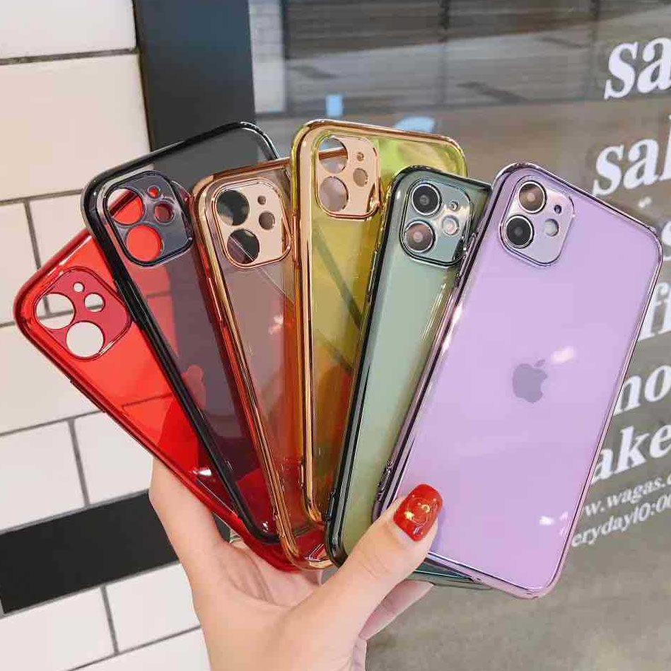 6D Translucent Clear Plating TPU Mobile Phone Cases For Iphone 6 7 8 X XR 11 PRO Max Shockproof Camera Protection, Yellow
6D Translucent Clear Plating TPU Mobile Phone Cases For Iphone 6 7 8 X XR 11 PRO Max Shockproof Camera Protection, Yellow