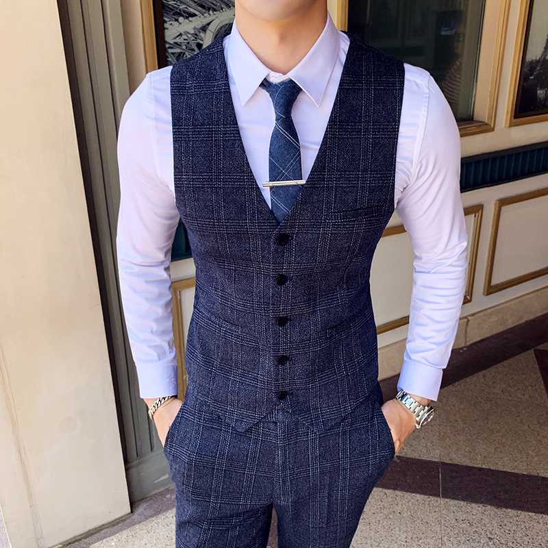 Gray mens plaid suit pants and vest set, business, wedding, party trousers vests large size 29-35 2020 Waistcoat pants men, Blue
Gray mens plaid suit pants and vest set, business, wedding, party trousers vests large size 29-35 2020 Waistcoat pants men, Blue