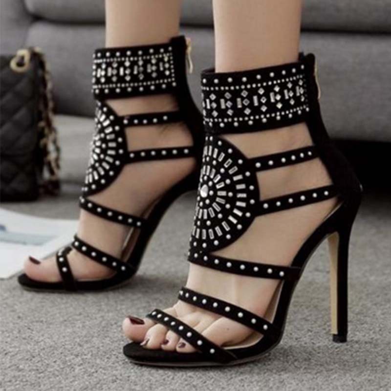 2020 New Style-Large Size Long-Year Supply European Roman Shoes Hollow-out Laser Rhinestone High Heel Sandals Women, Black
2020 New Style-Large Size Long-Year Supply European Roman Shoes Hollow-out Laser Rhinestone High Heel Sandals Women, Black