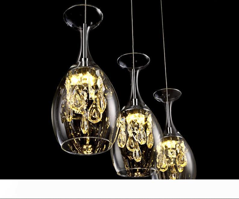 Modern Crystal Wine Glasses Bar Chandelier Ceiling Light Pendant Lamp LED Lighting Hanging Lamp LED Dining Room Living Room Lighting Fixture
Modern Crystal Wine Glasses Bar Chandelier Ceiling Light Pendant Lamp LED Lighting Hanging Lamp LED Dining Room Living Room Lighting Fixture