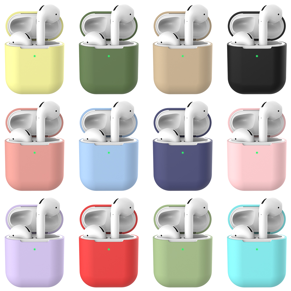 Soft Silicone Case For Apple AirPods 1/2 Case Candy Color Case For AirPods 2 Slim Shockproof Earphone Protective Cover Accessory
Soft Silicone Case For Apple AirPods 1/2 Case Candy Color Case For AirPods 2 Slim Shockproof Earphone Protective Cover Accessory