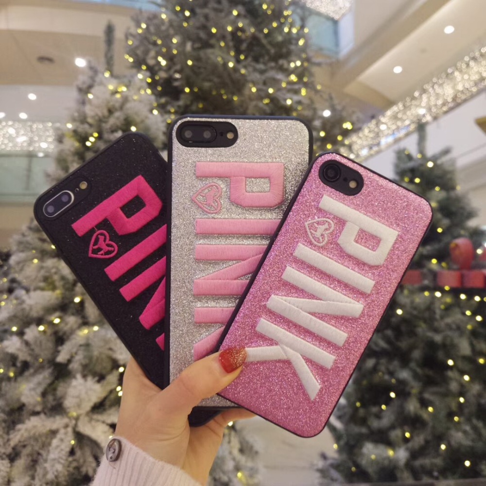 embroidery PINK glitter Soft cover cases for iphone 11 pro 6 S plus 7 7plus 8 8plus X XR XS MAX Pet dog Blinking phone cases
embroidery PINK glitter Soft cover cases for iphone 11 pro 6 S plus 7 7plus 8 8plus X XR XS MAX Pet dog Blinking phone cases