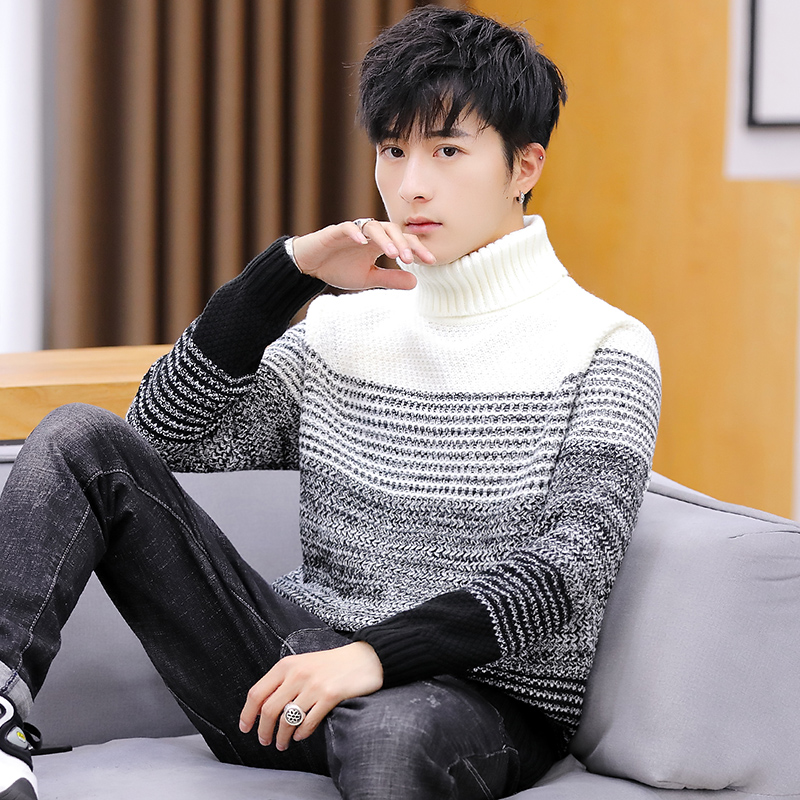 Winter Turtleneck Sweater Men's Knitted Sweater Korean Style New Autumn Clothes Thicken Bottoming Cotton Fashion Coat
Winter Turtleneck Sweater Men's Knitted Sweater Korean Style New Autumn Clothes Thicken Bottoming Cotton Fashion Coat