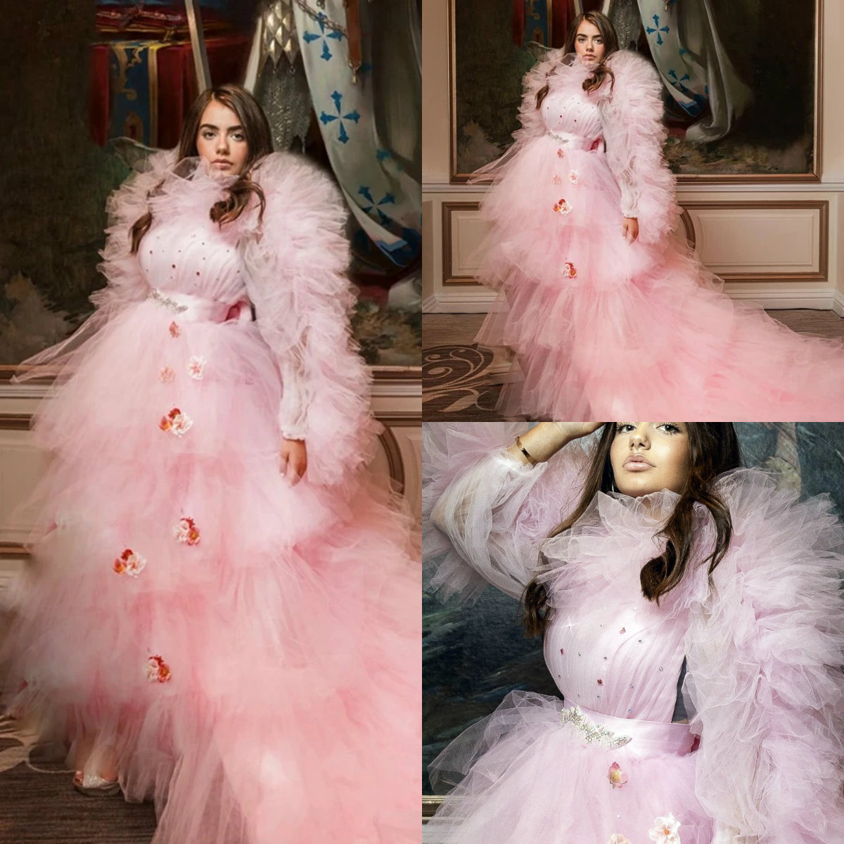 2020 Lovely Flower Girls Dresses Lace Appliques Long Sleeves Flowers Kids Formal Wear Custom Made Birthday Toddler Girls Pageant Gowns, Custom made from color chart
2020 Lovely Flower Girls Dresses Lace Appliques Long Sleeves Flowers Kids Formal Wear Custom Made Birthday Toddler Girls Pageant Gowns, Custom made from color chart