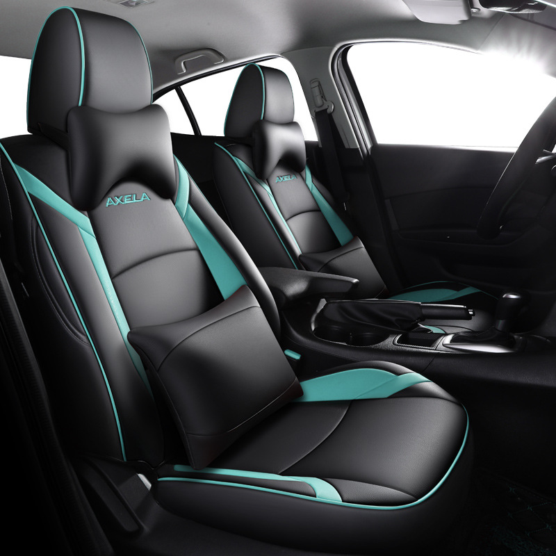 xury quality Car Seat Cover for Mazda 3 Axela 2014 leather fit Four Seasons Auto Styling Accessories
