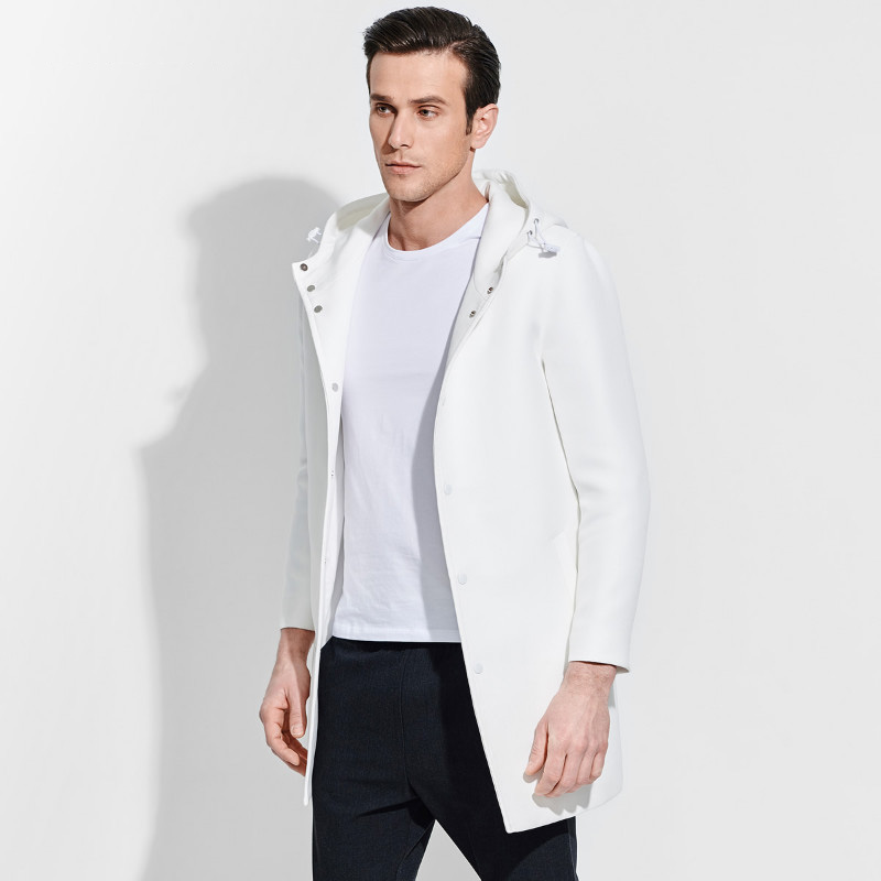 brand men clothing 2020 fashion Brief spring hooded solid men long black white trench coat single breasted overcoat jacket
brand men clothing 2020 fashion Brief spring hooded solid men long black white trench coat single breasted overcoat jacket