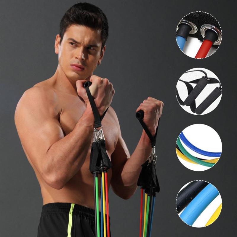 11 Pcs Fitness Resistance Bands elastic belt Pull Rope strength physical training muscle training Fitness Equipment
11 Pcs Fitness Resistance Bands elastic belt Pull Rope strength physical training muscle training Fitness Equipment