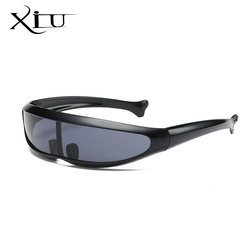 XIU Hot Selling X Men Sunglasses Siamese Lens Fishtail Arms Sun Glasses Women 28 Colors Available Cool Sunglass UV400
XIU Hot Selling X Men Sunglasses Siamese Lens Fishtail Arms Sun Glasses Women 28 Colors Available Cool Sunglass UV400