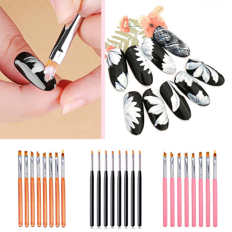 8Pcs Portable Nail Art Brush Gradient Draw Polish Painting UV Gel Liner Pen Manicure Tool Painting Pen
8Pcs Portable Nail Art Brush Gradient Draw Polish Painting UV Gel Liner Pen Manicure Tool Painting Pen
