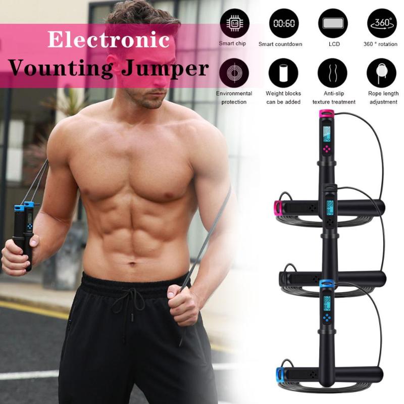 Smart Electronic Digital Adult Skip Rope Calorie Consumption Professional Fitness Body Building Exercise Jumping Rope Gym Equipm
Smart Electronic Digital Adult Skip Rope Calorie Consumption Professional Fitness Body Building Exercise Jumping Rope Gym Equipm