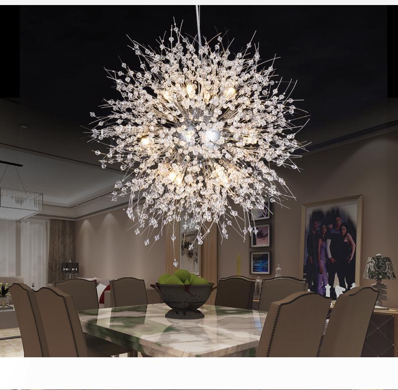 Snowflake Modern Crystal Chandelier Nordic Style LED Lamp Creative Personality Crystal Model Atmosphere Pendant Light Fixture
Snowflake Modern Crystal Chandelier Nordic Style LED Lamp Creative Personality Crystal Model Atmosphere Pendant Light Fixture