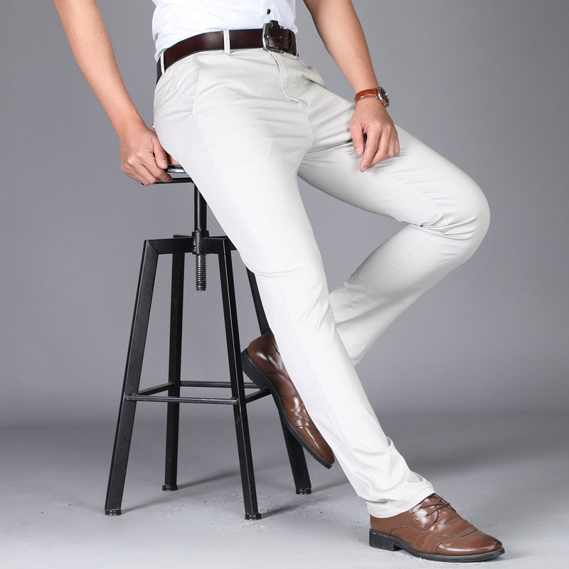 Pants Trousers Pantalones Dress Suit Office Formal For Men Male Business Long Cotton Man Casual Social Party Mencasual