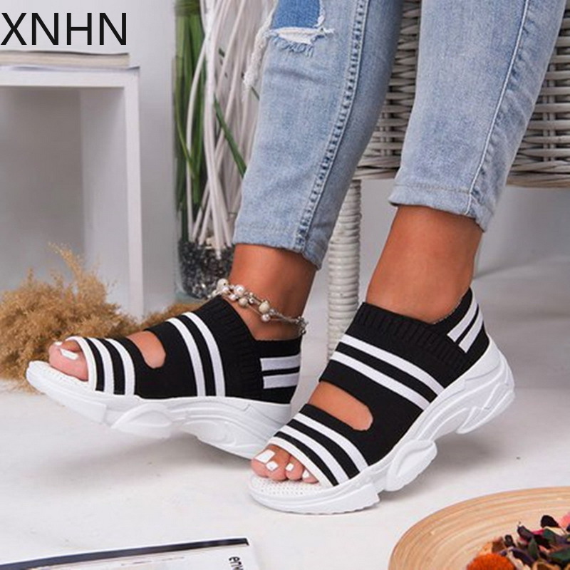 Platform Woman Sandals 2020 Slip On Flat Shoes Women Sneakers Flats Walking Ladies Sandals Knitting Sock Sneakers, Yellow
Platform Woman Sandals 2020 Slip On Flat Shoes Women Sneakers Flats Walking Ladies Sandals Knitting Sock Sneakers, Yellow
