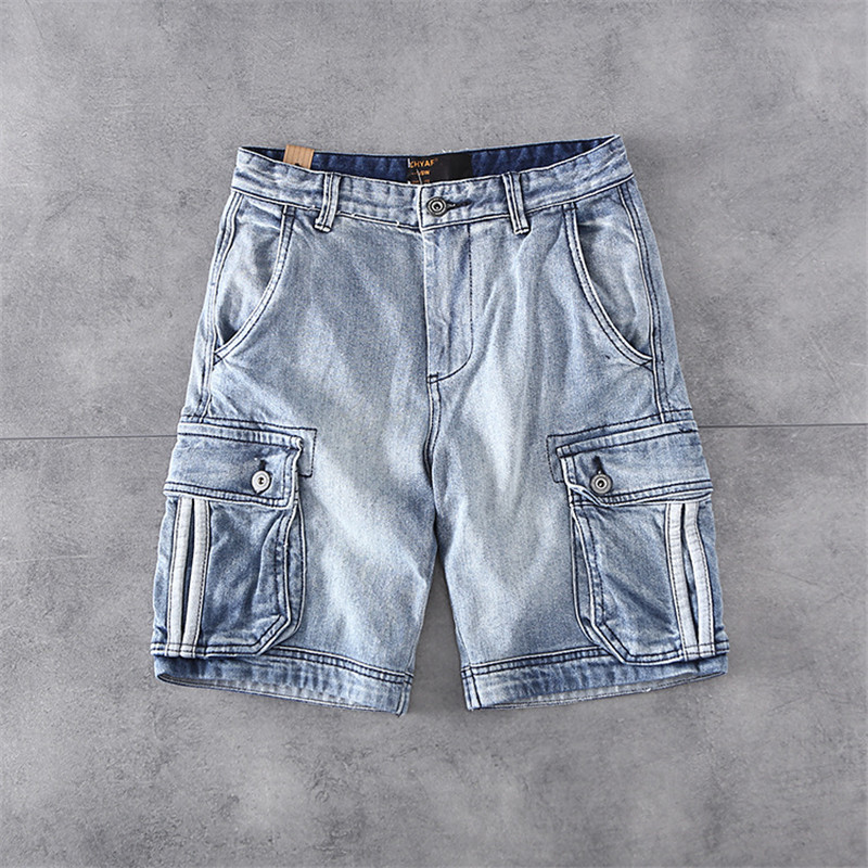 MORUANCLE Mens Vintage Cargo Jeans Shorts Washed Tactical Denim Shorts With Multi Pockets Retro Short Jeans For Man, Gray
MORUANCLE Mens Vintage Cargo Jeans Shorts Washed Tactical Denim Shorts With Multi Pockets Retro Short Jeans For Man, Gray