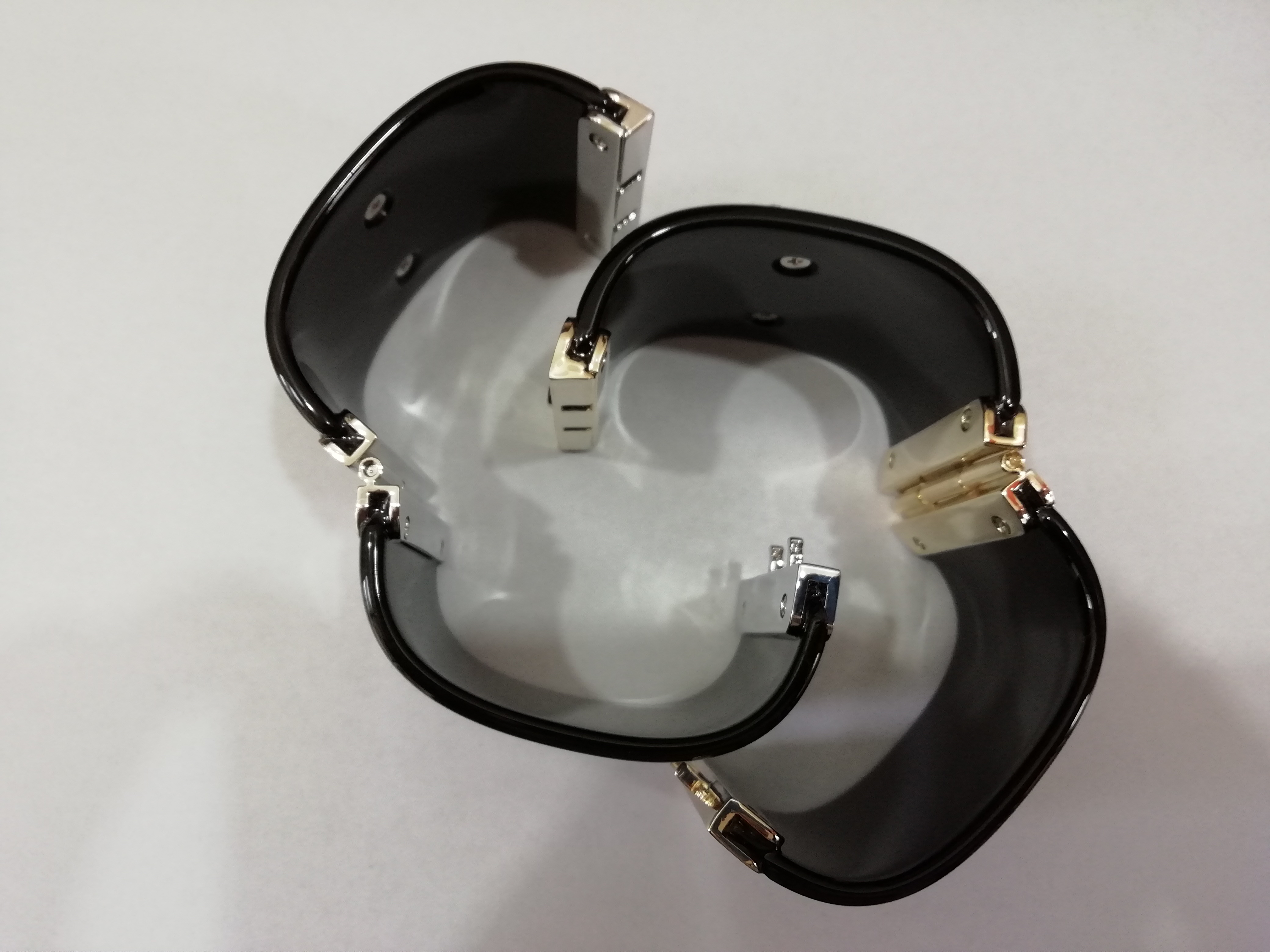 Fashion High Quality Black Acrylic Fashion Bracelet Bangle Designer Cuff Bracelets Bangles for Women and Men Party Wedding jewelry With Big bag